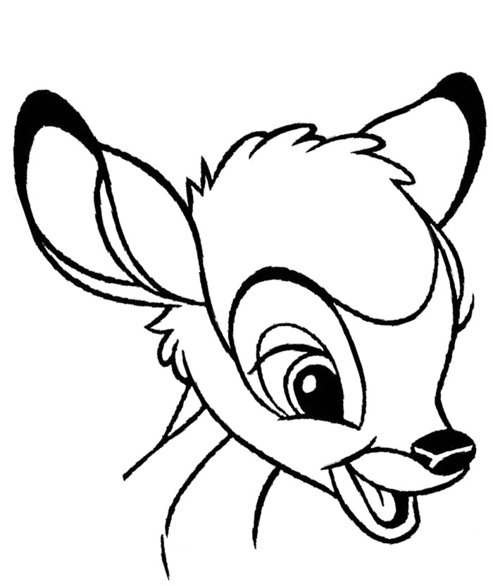 Bambi coloring pages to download and print for free