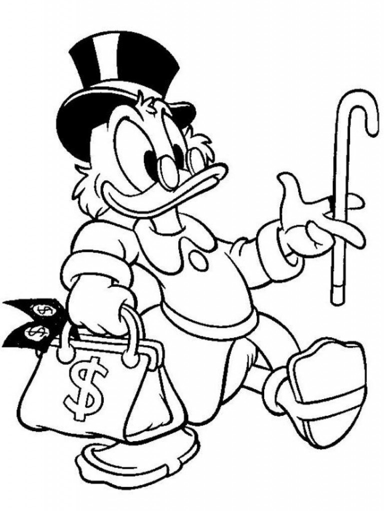 Ducktales coloring pages to download and print for free