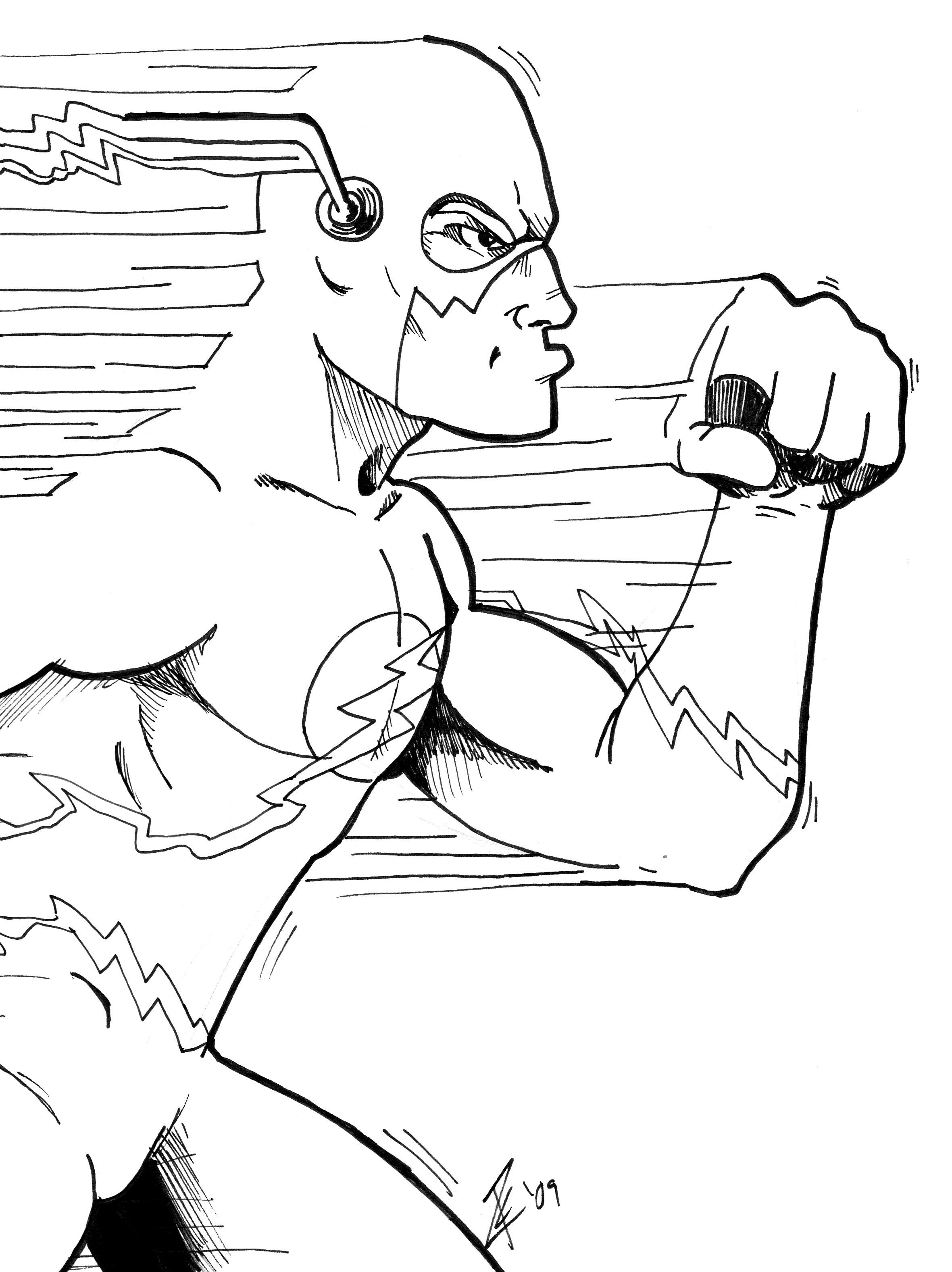 Dc comics flash coloring pages download and print for free