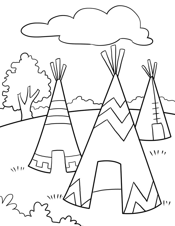 Native american boy coloring pages download and print for free