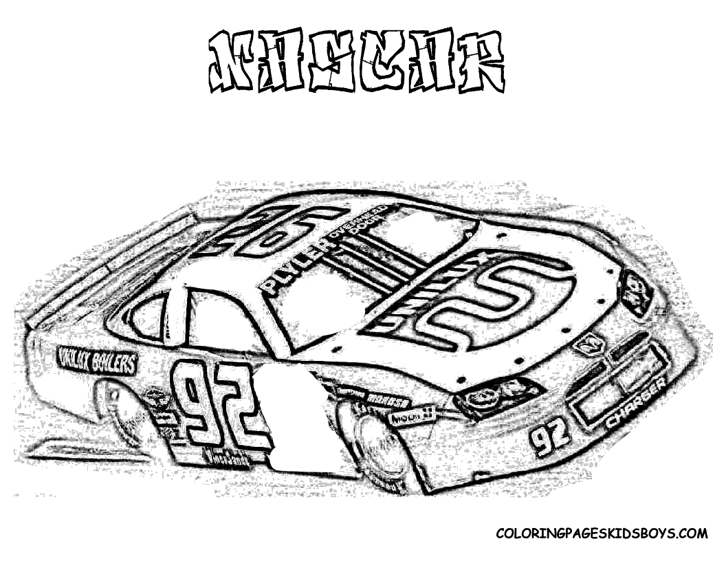 race car and monster truck coloring pages - photo #49