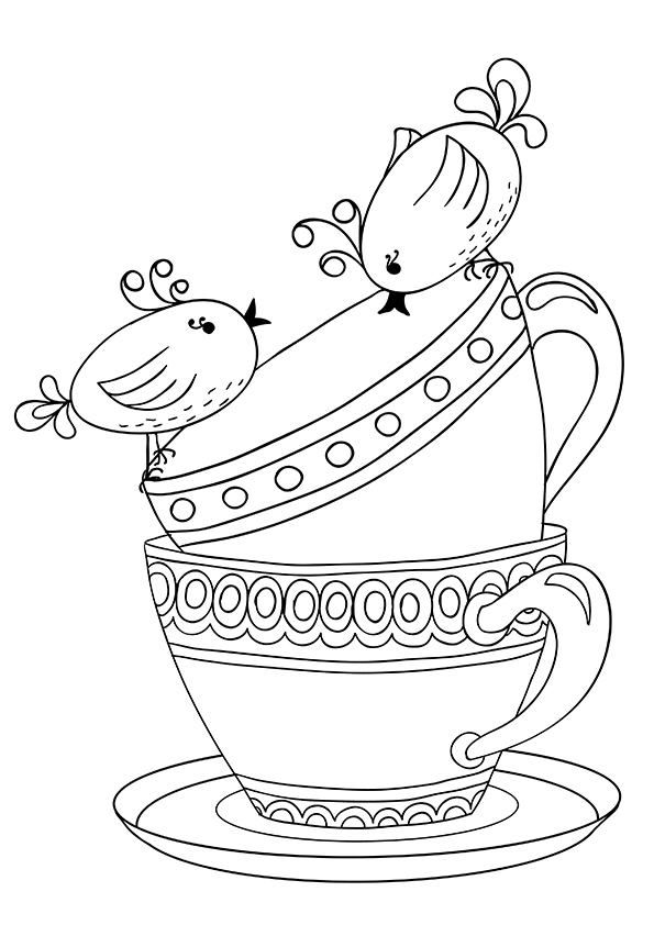 Decorative teapot coloring pages download and print for free