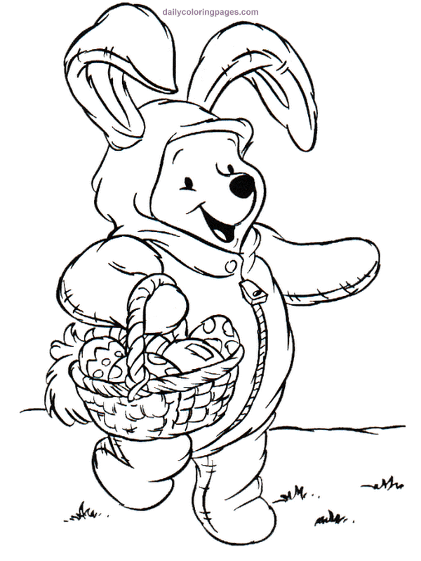 Disney easter coloring pages download and print for free
