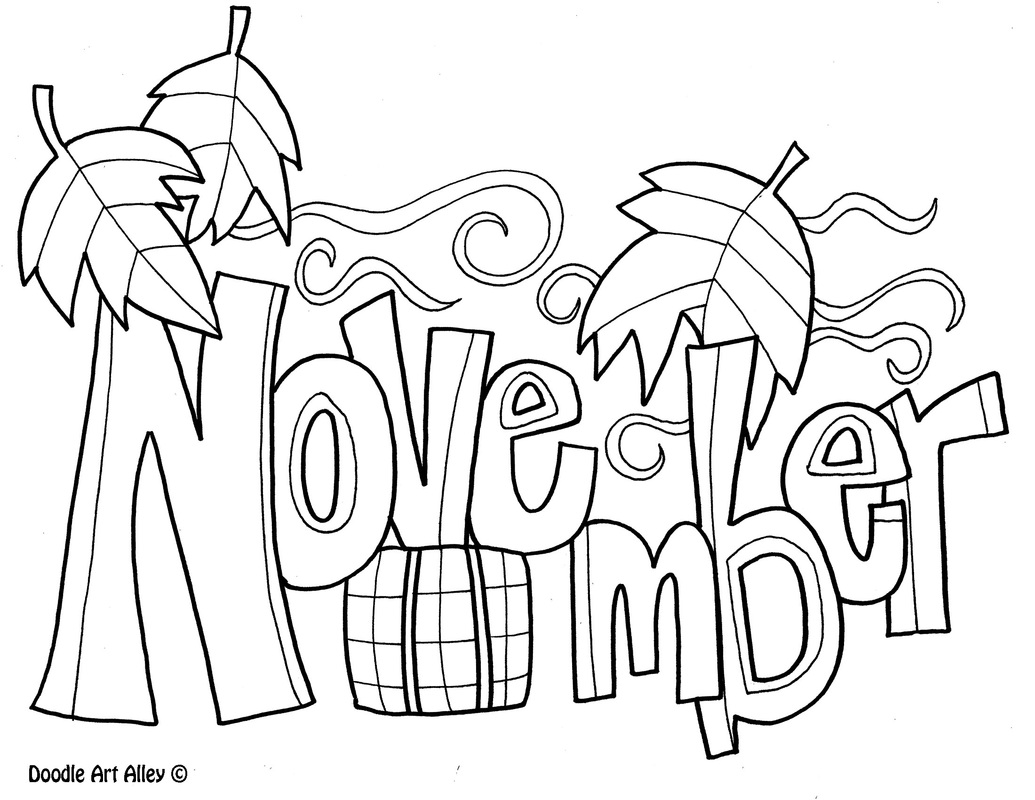 November coloring pages to download and print for free