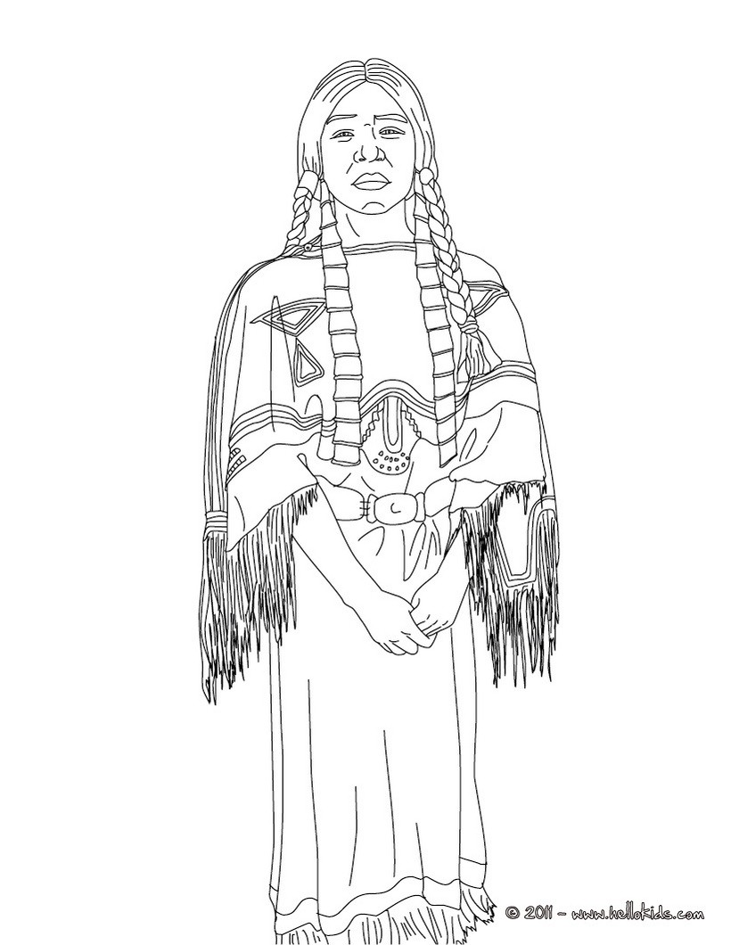 Native american coloring pages to download and print for free