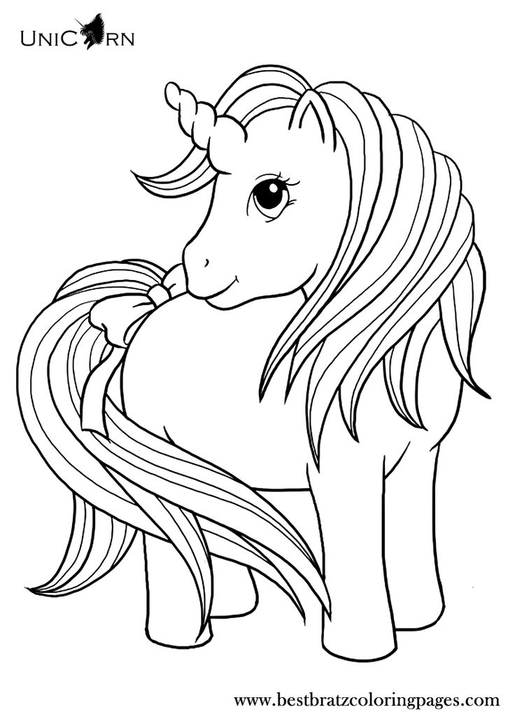 Unicorn coloring pages to download and print for free