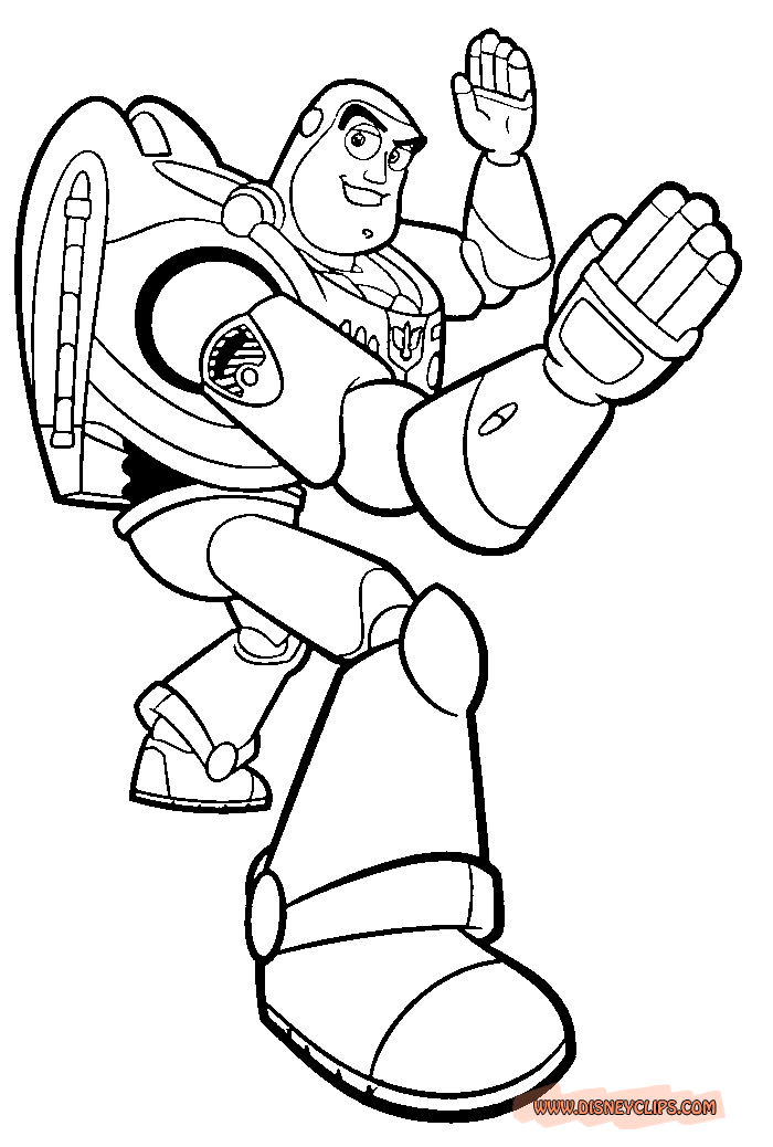 Printable Buzz Lightyear Coloring Pages