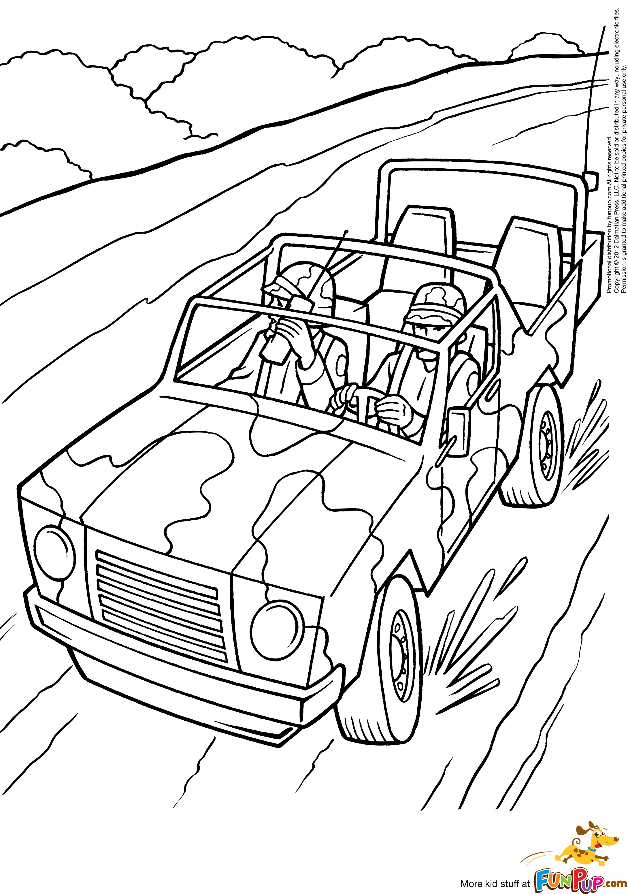 safari jeep coloring pages - photo #18