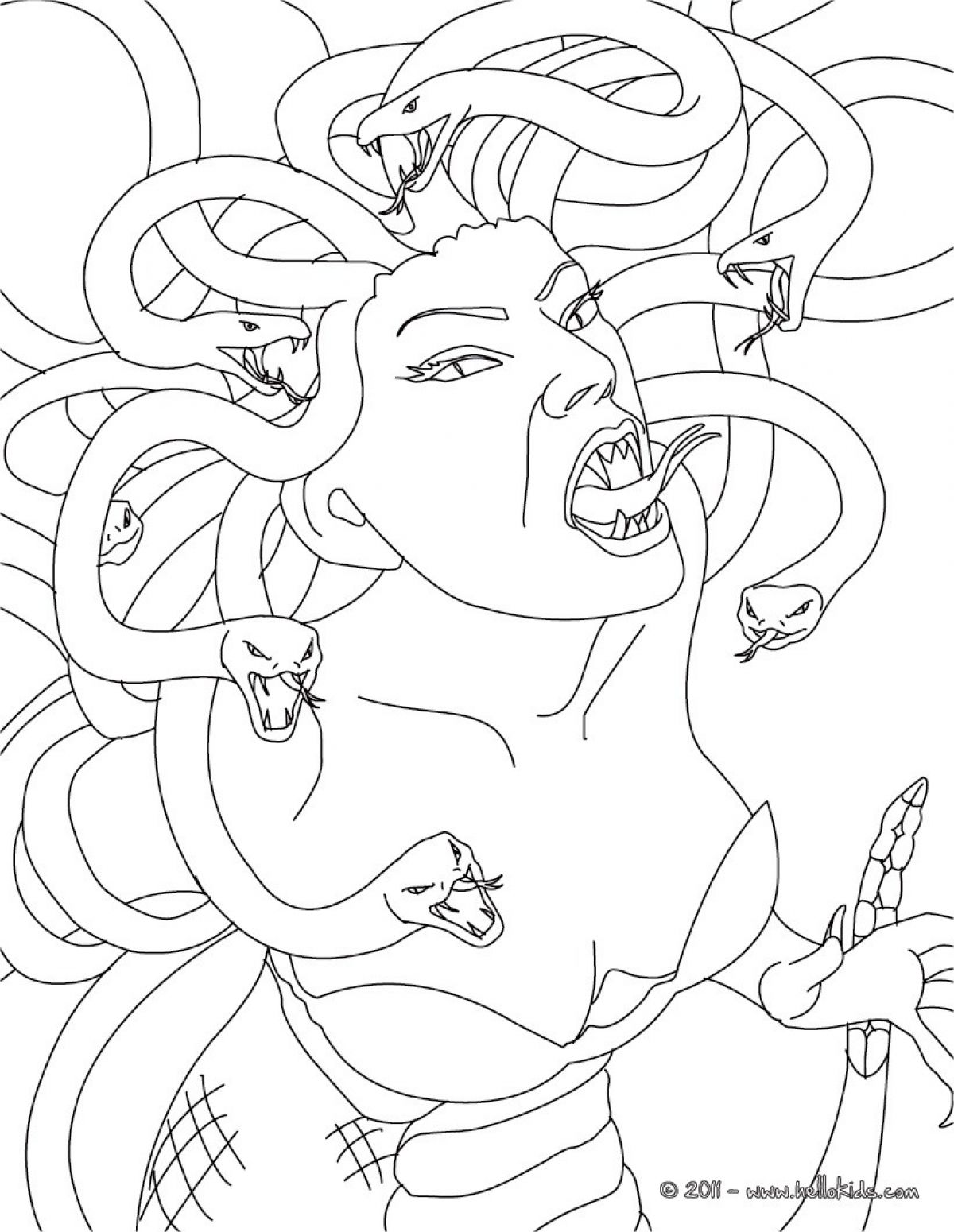 Greek mythology coloring pages to download and print for free