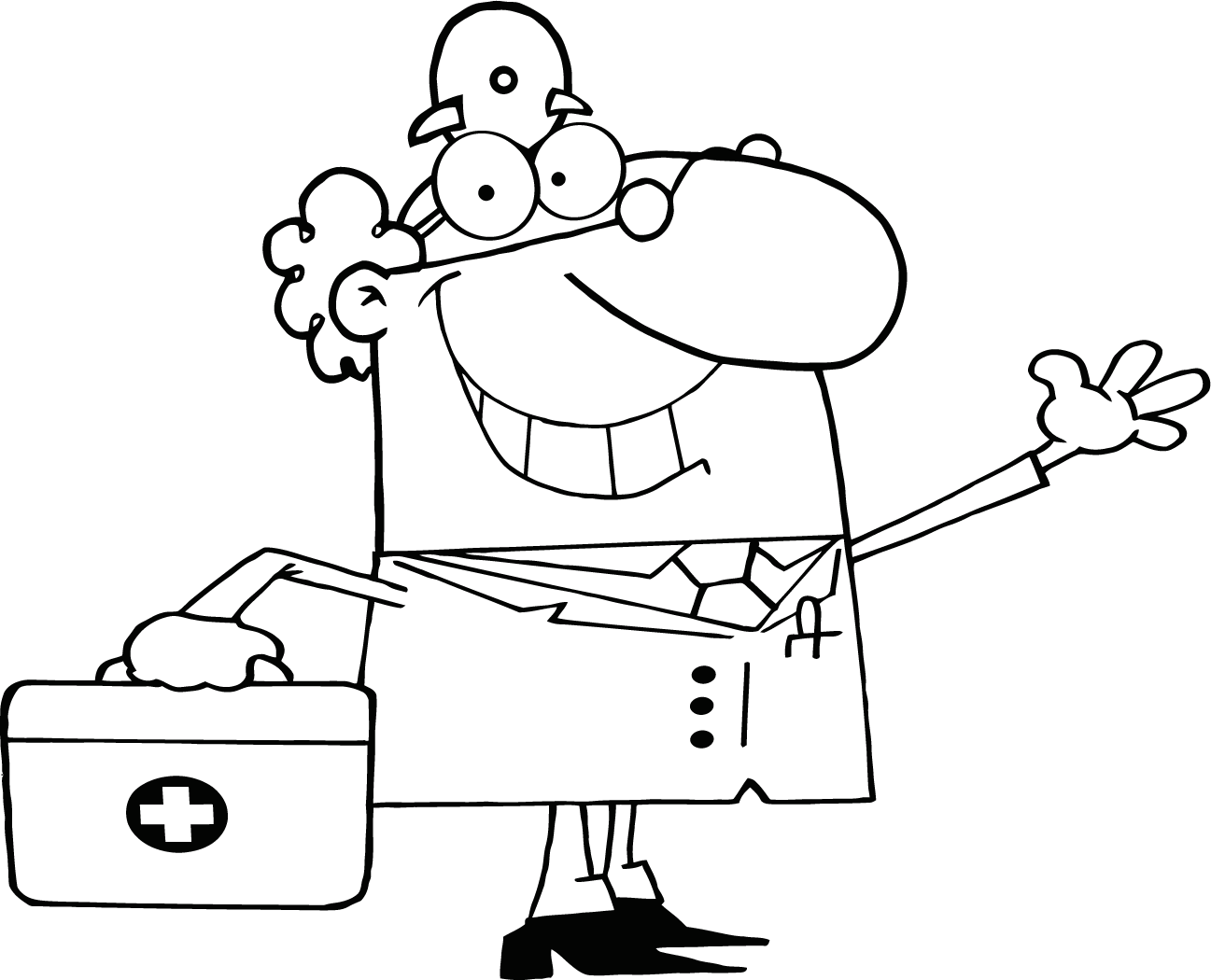Doctor coloring pages to download and print for free
