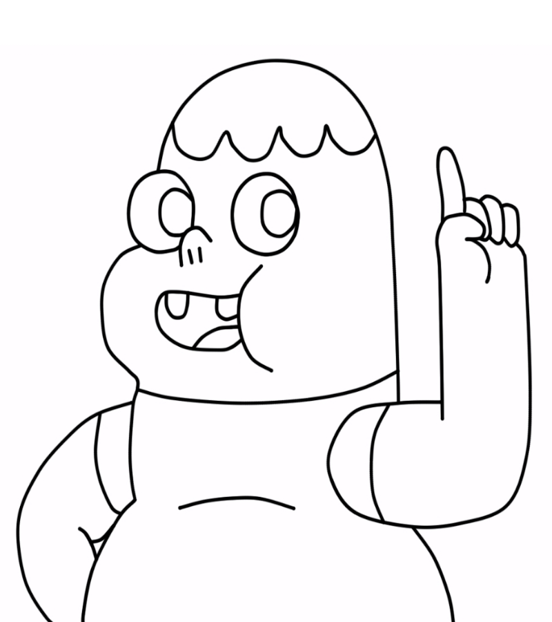uncle grandpa coloring pages for free - photo #5