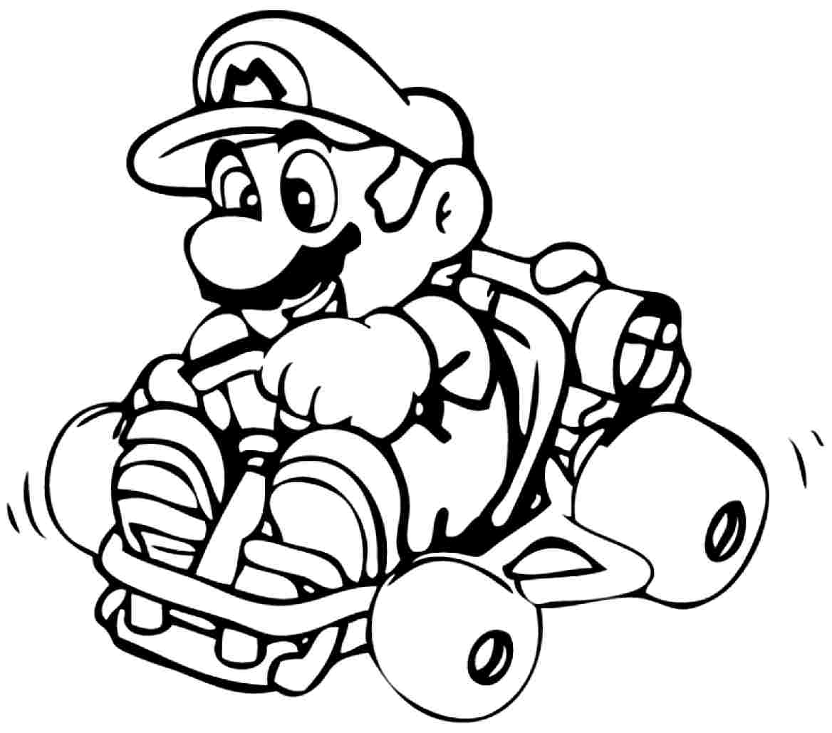 New super mario coloring pages download and print for free