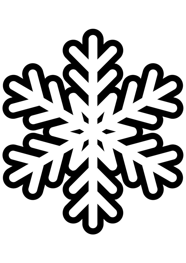 Snowflake coloring pages to download and print for free