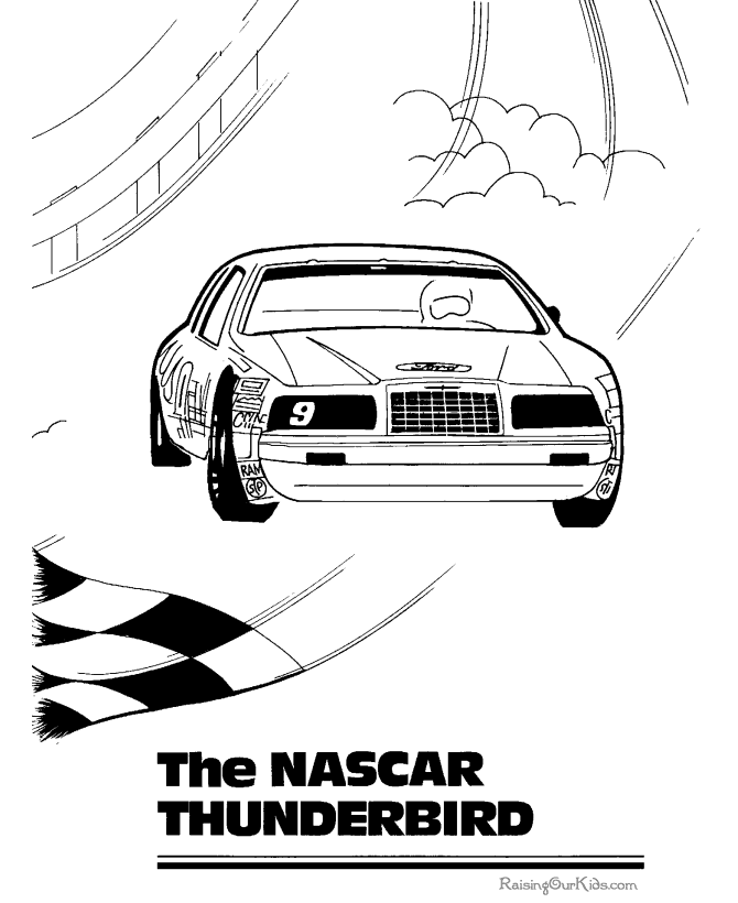 nascar car 4 coloring pages to print - photo #32