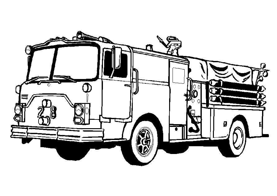 Semi truck coloring pages to download and print for free