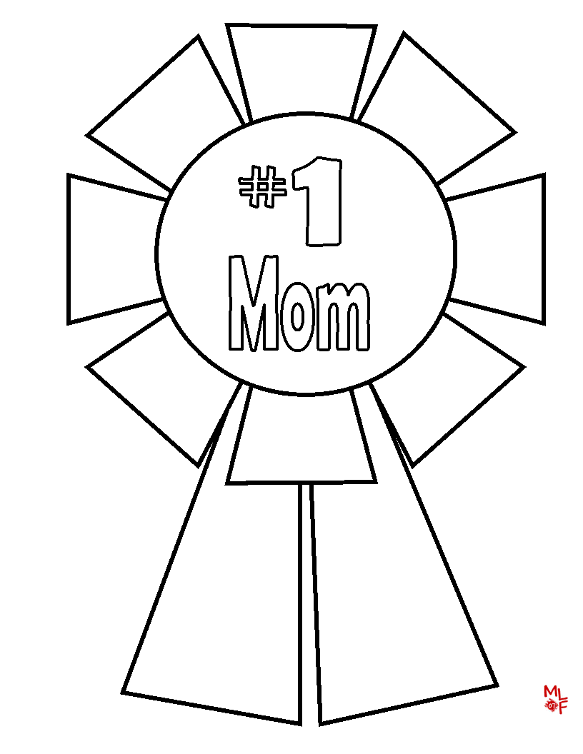 I love you mom coloring pages