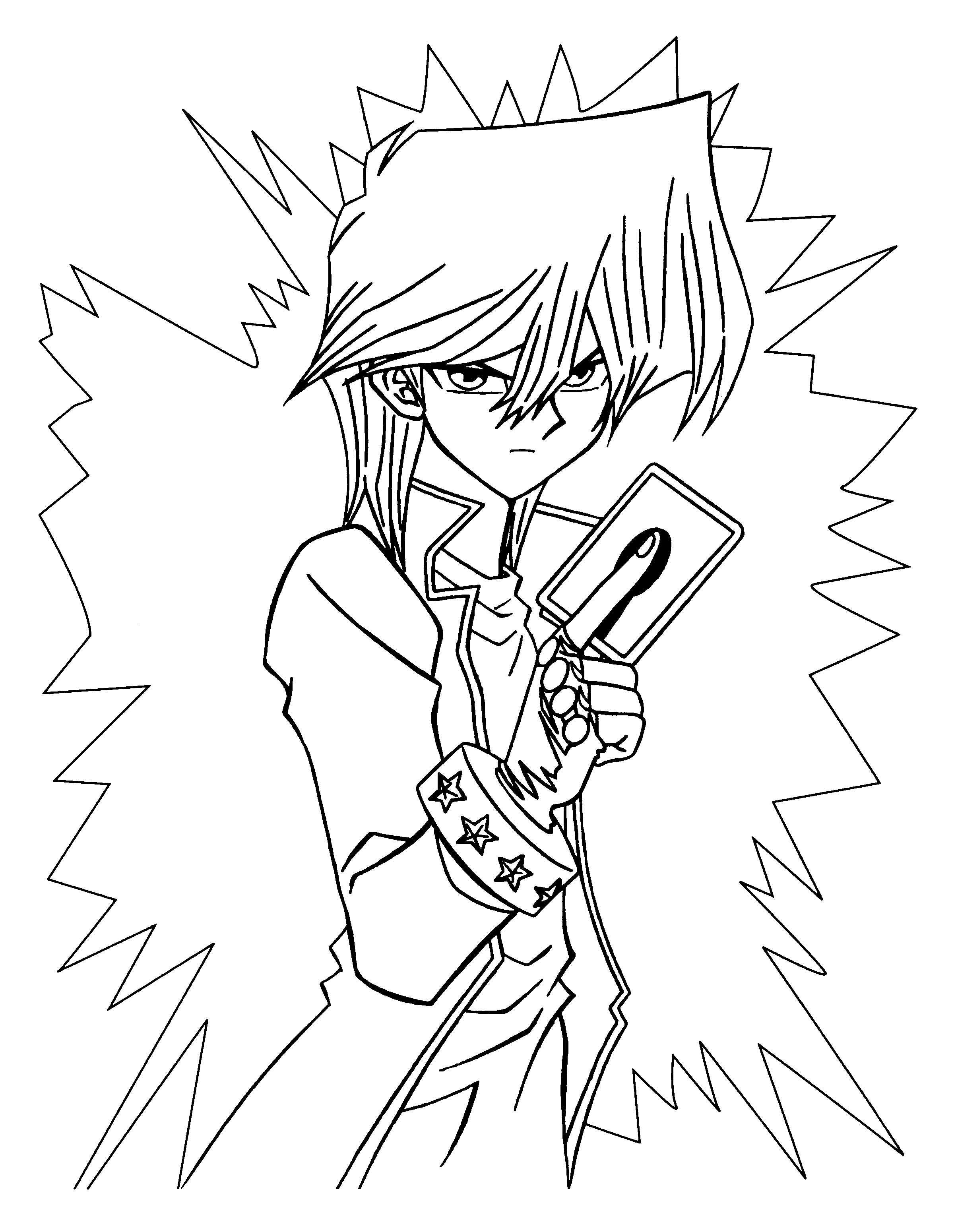 Yu Gi Oh Characters Coloring Pages Coloring Pages 