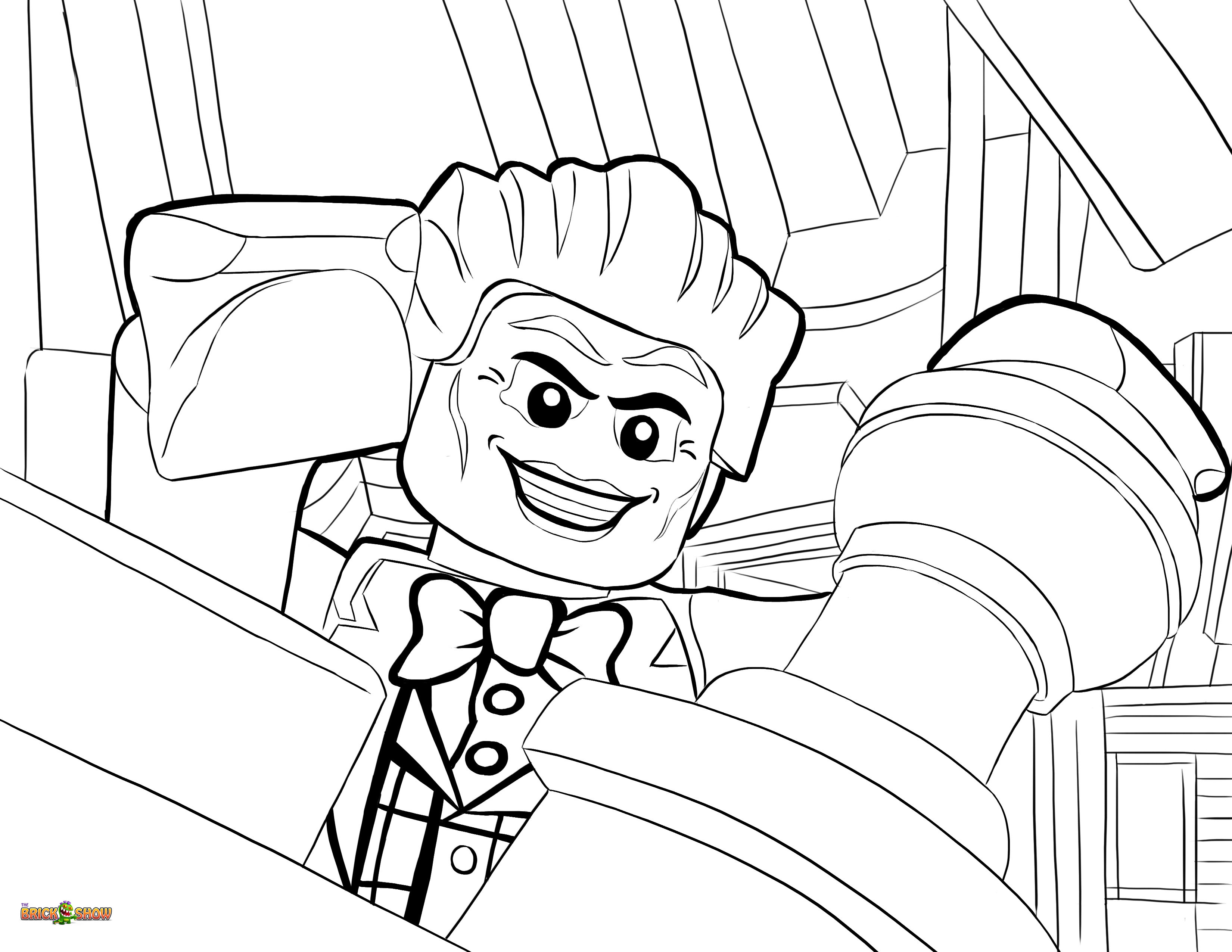 Lego batman coloring pages to download and print for free