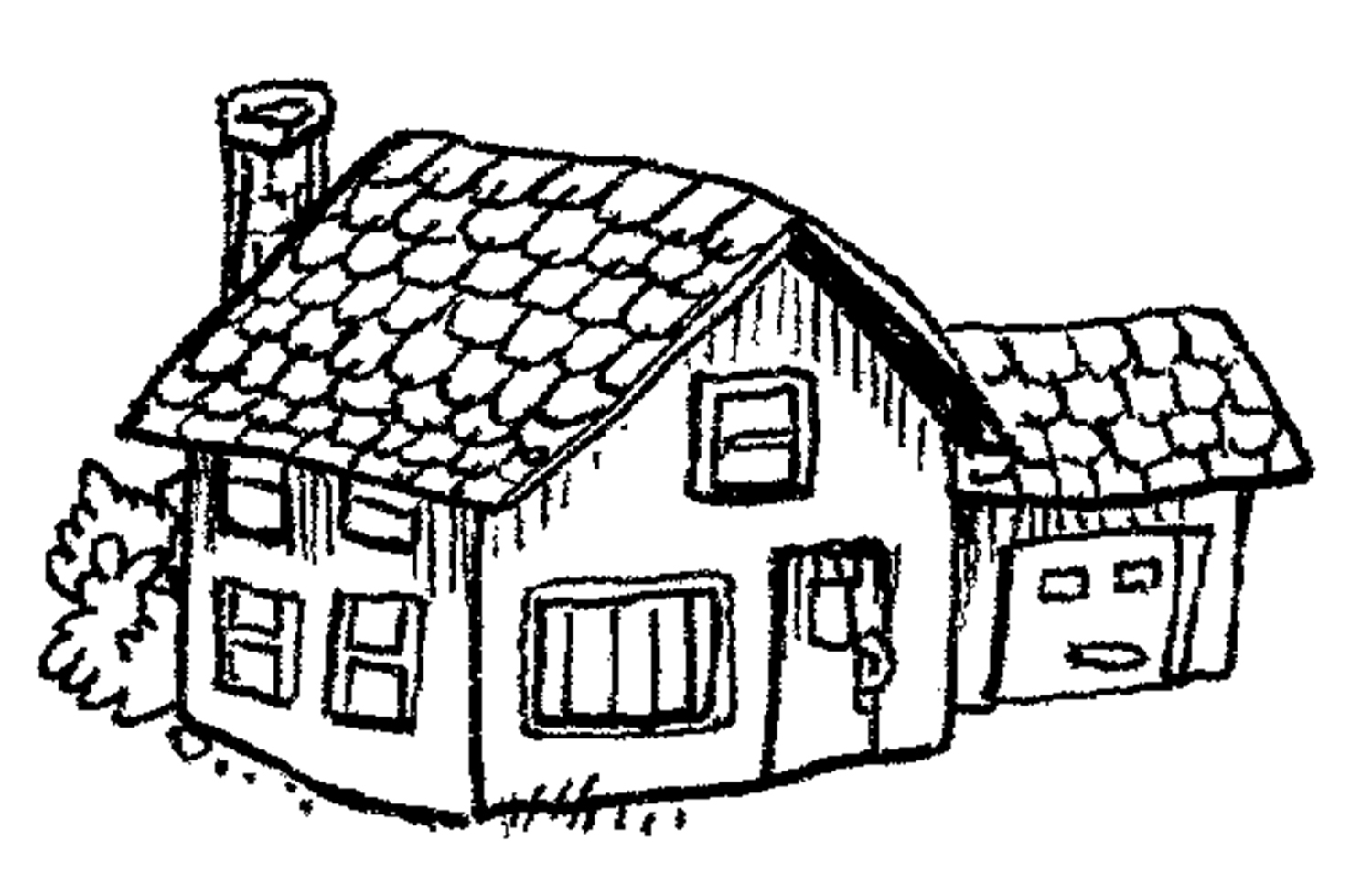 Printable Coloring Pages House Customize and Print