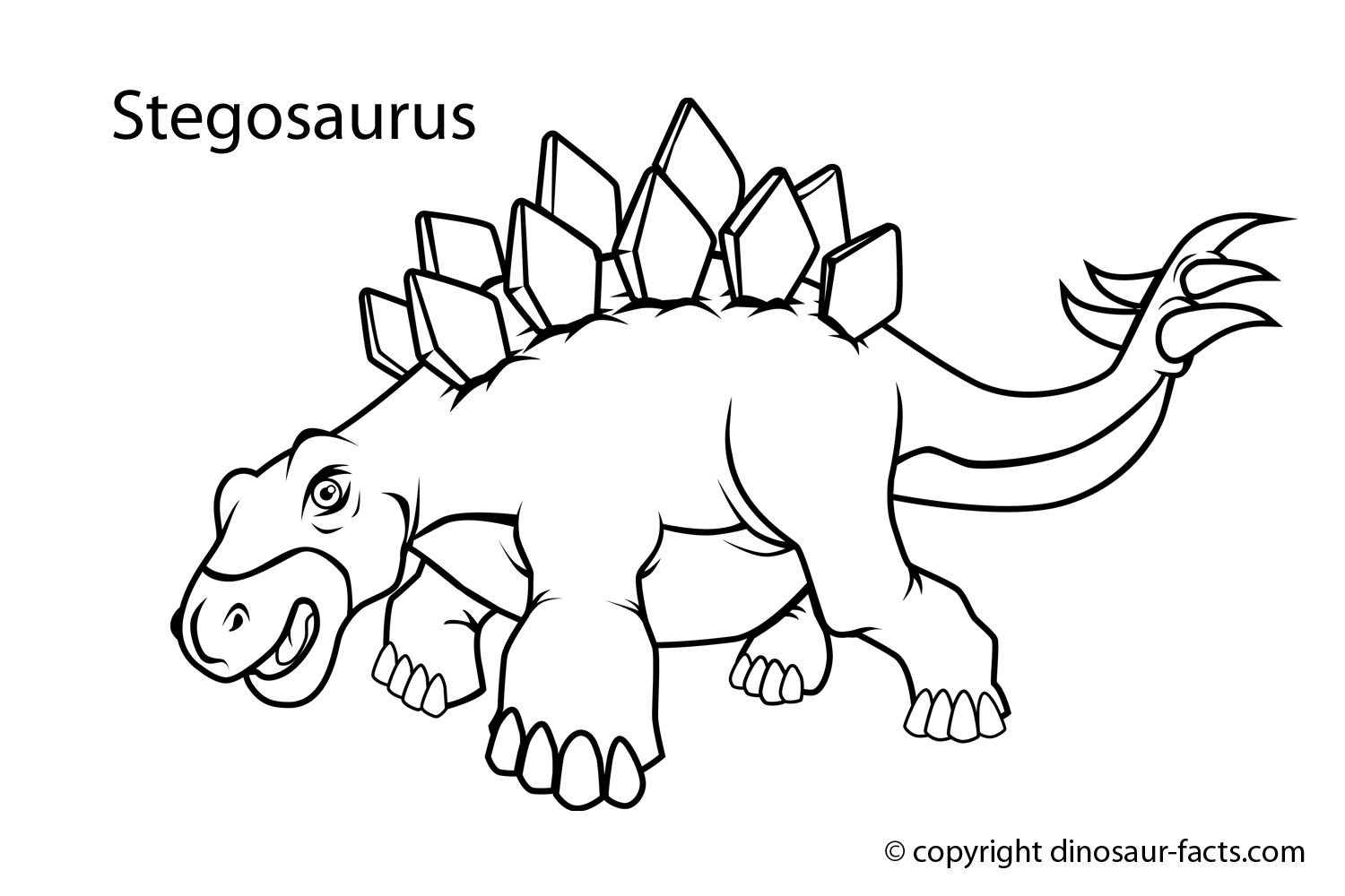 Dinosaur coloring pages to download and print for free