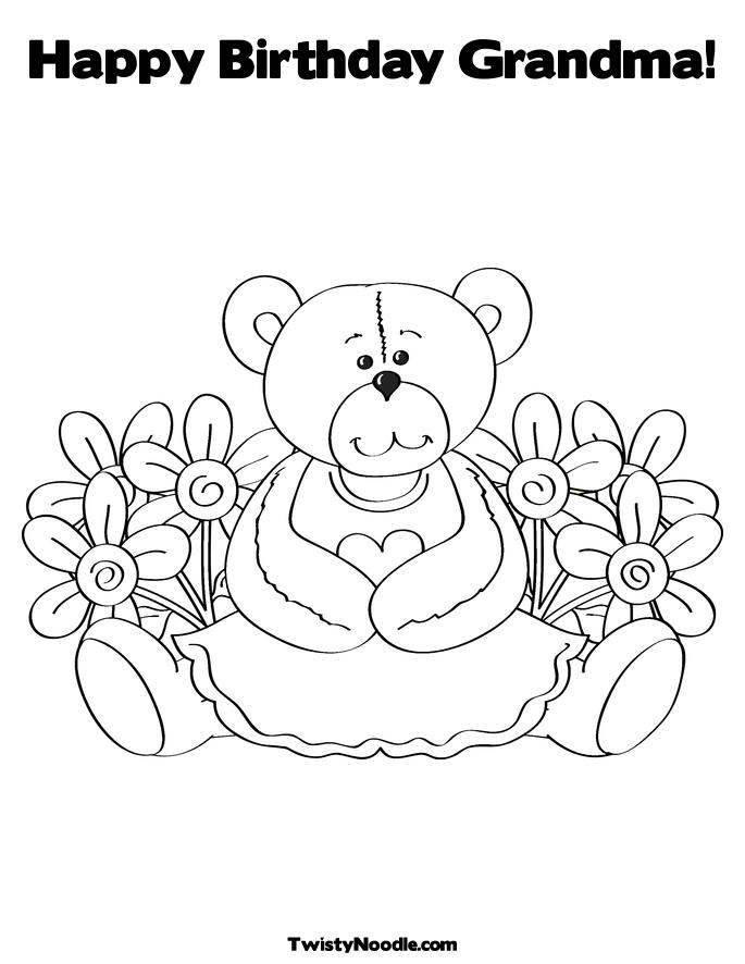 free grandma coloring pages - photo #33