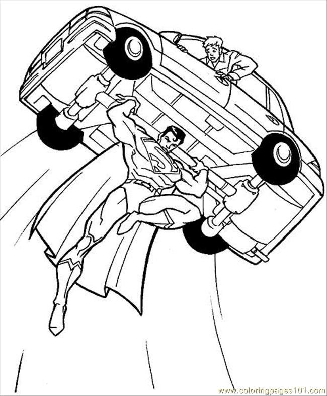 Free Superhero Coloring Pages To Print
