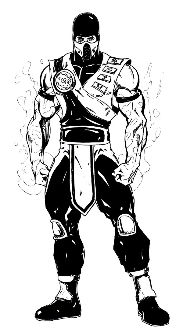 Sub zero coloring pages download and print for free