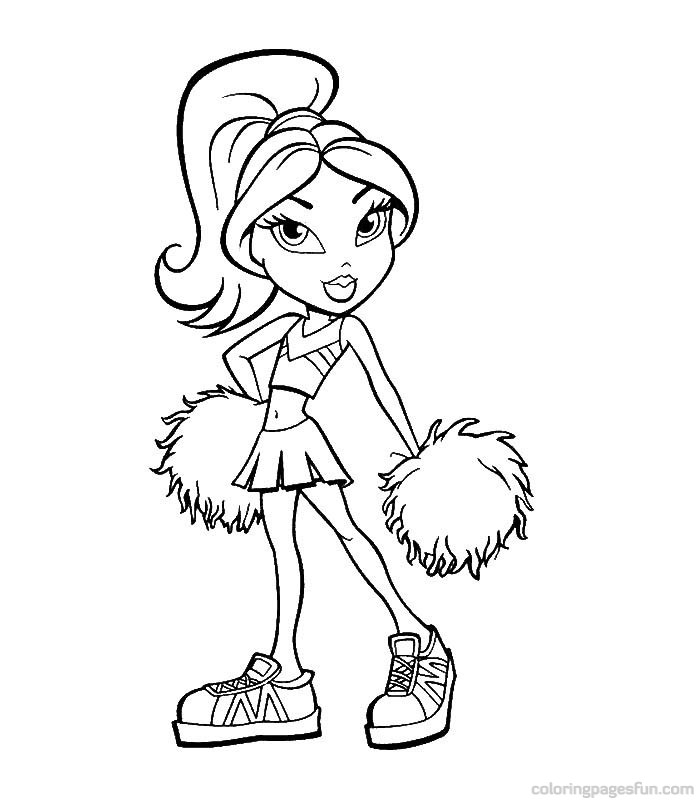 baby bratz free coloring pages - photo #48