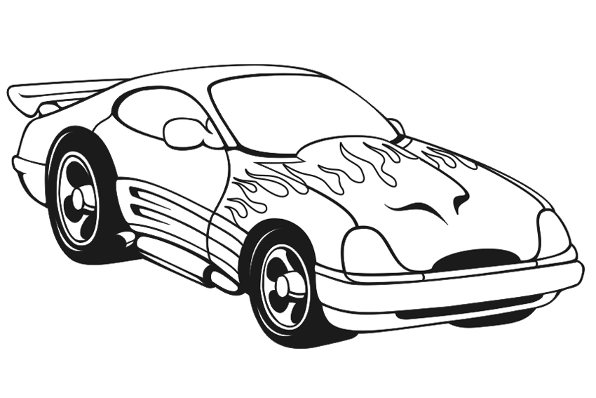 Real cars coloring pages download and print for free