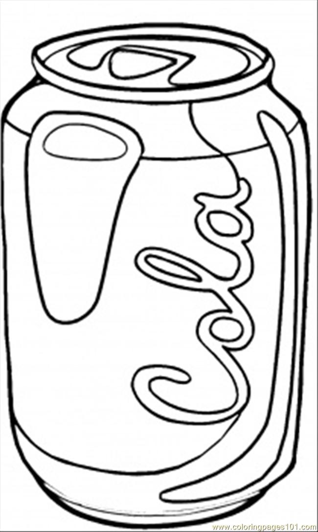 Coke Coloring Page