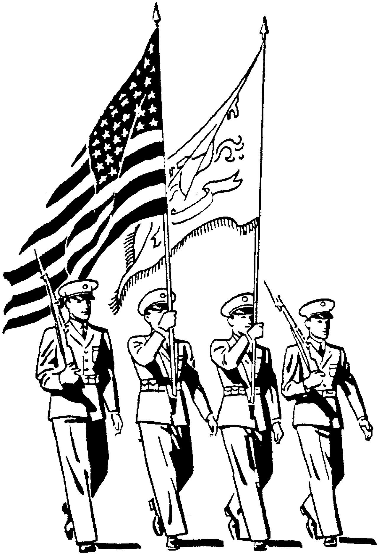 Military coloring pages to download and print for free