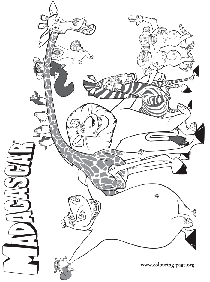 madagascar animal coloring pages - photo #10