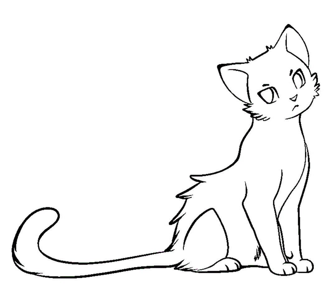 warrior cat coloring pages - photo #2