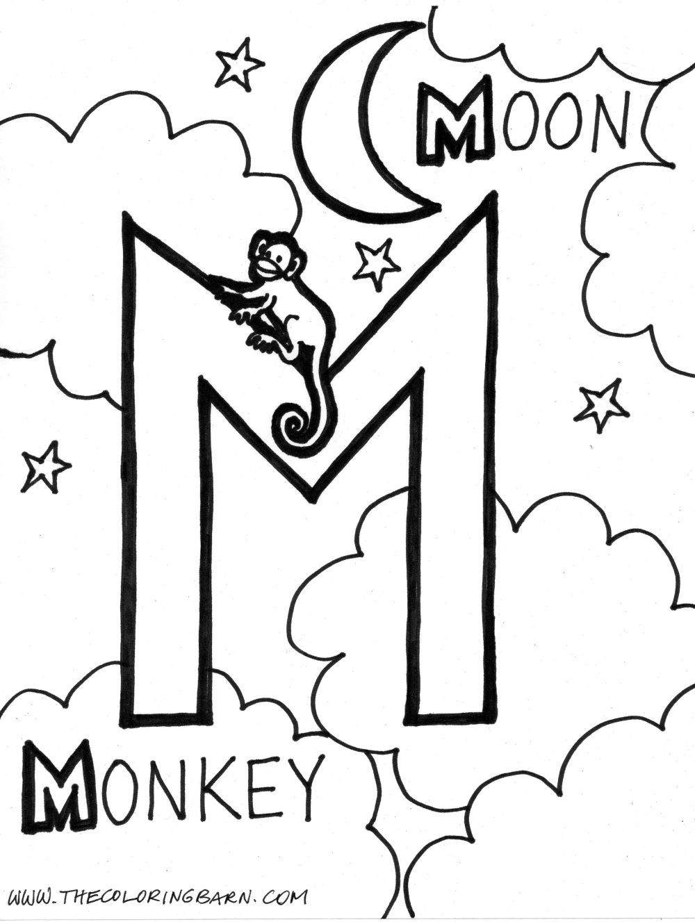 learning-years-coloring-pages-letters-objects-coloring-pages-letter-m