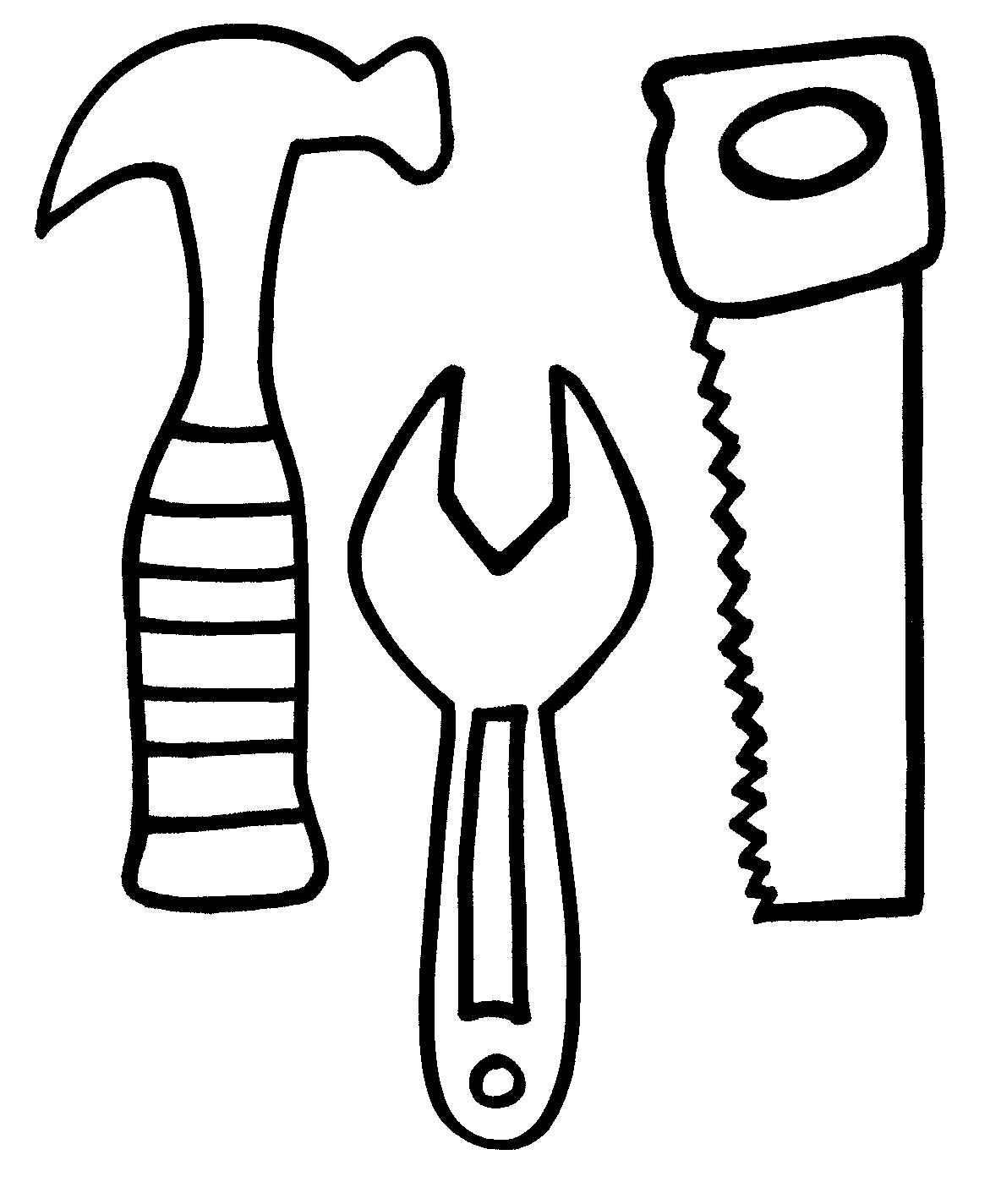 Tool coloring pages to download and print for free