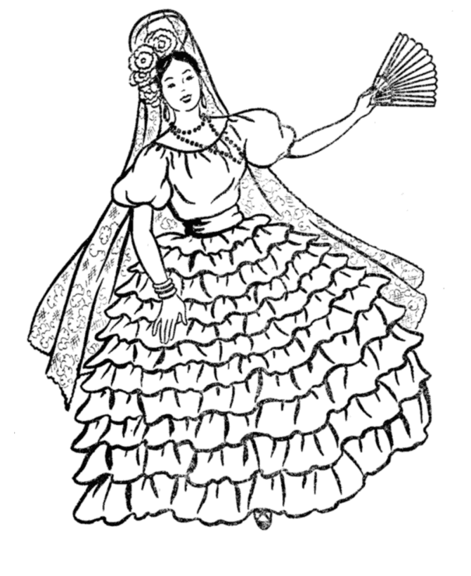 Spanish coloring pages to download and print for free
