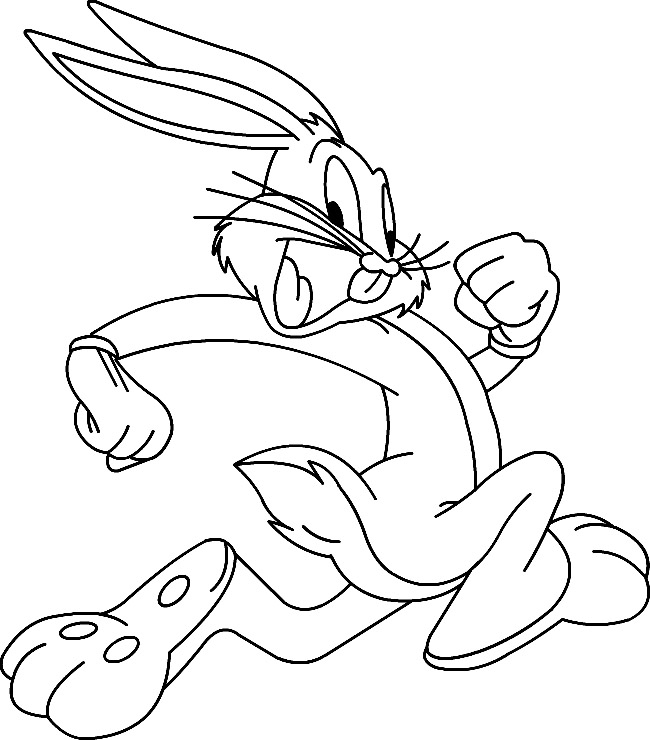 Cartoon Characters Printable Coloring Pages
