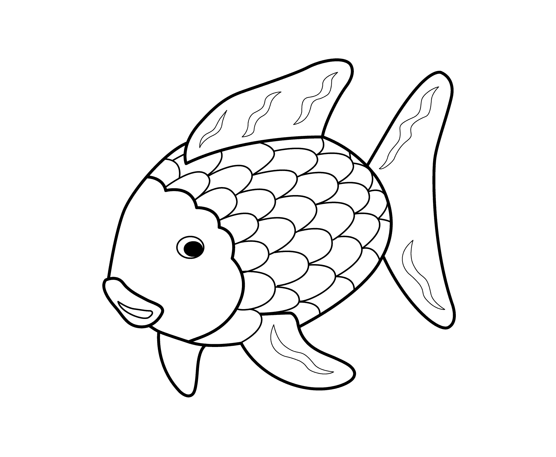 Sea fish coloring pages download and print for free