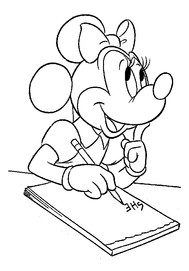 Cartoon characters coloring pages to download and print
