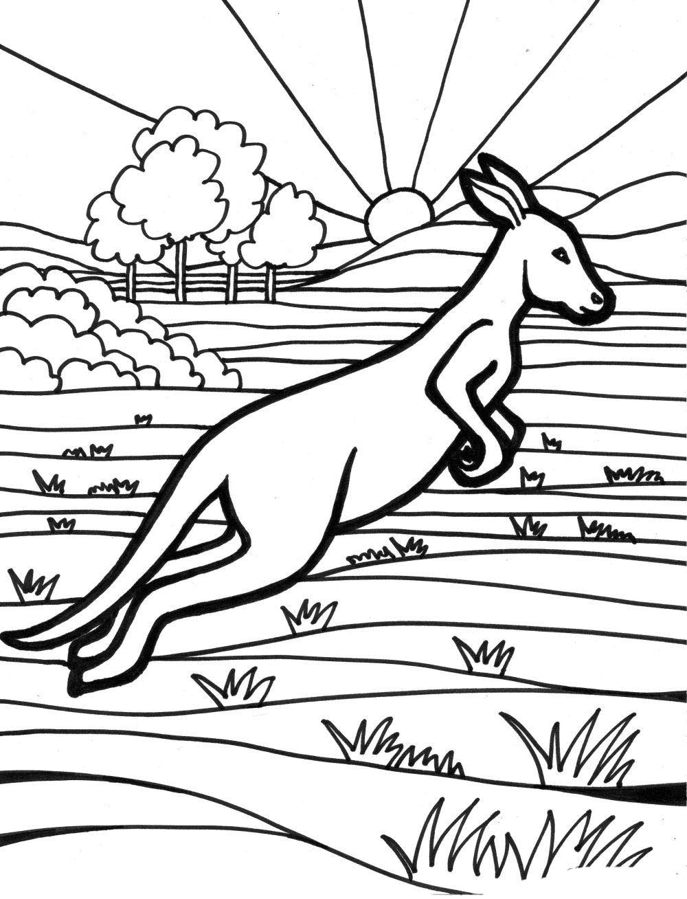 Australia coloring pages to download and print for free