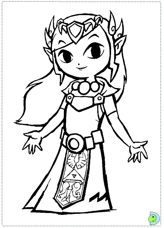 Zelda coloring pages to download and print for free