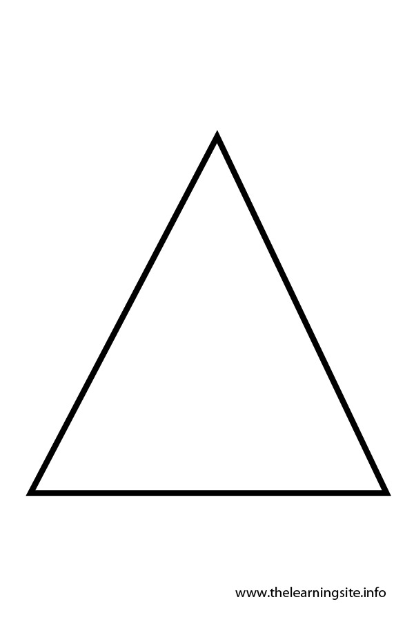 Triangles coloring pages download and print for free