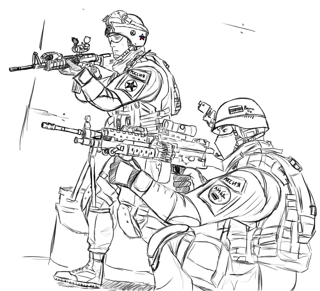 Soldier coloring pages to download and print for free