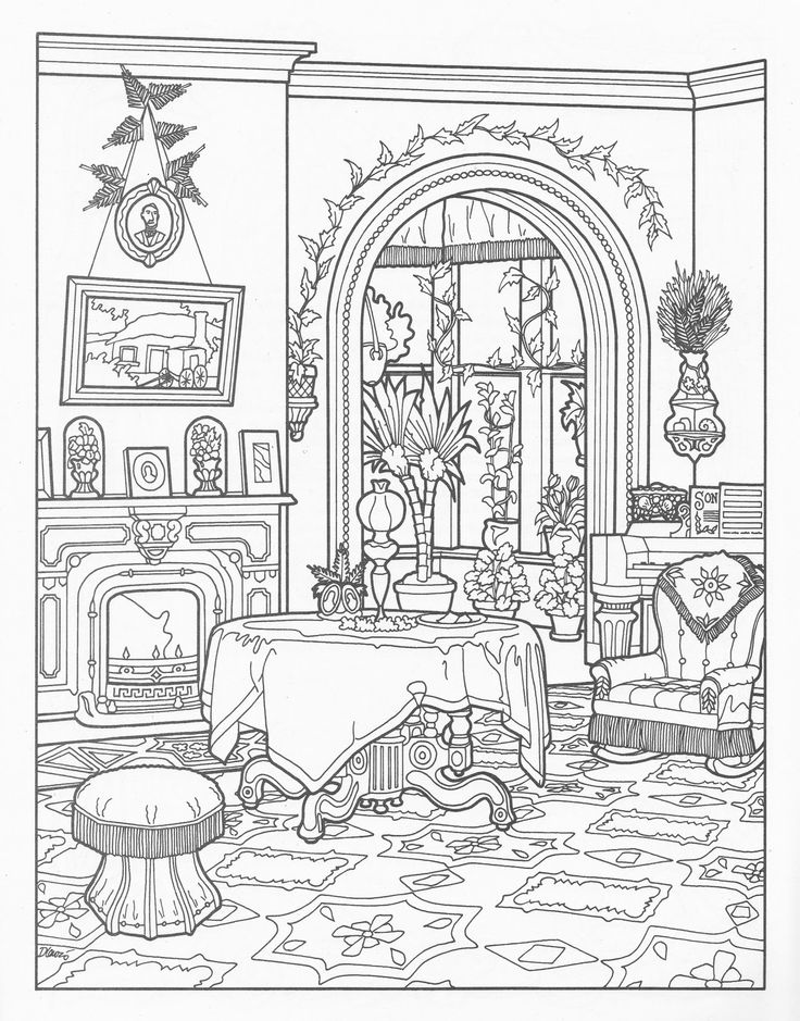 Victorian houses coloring pages download and print for free