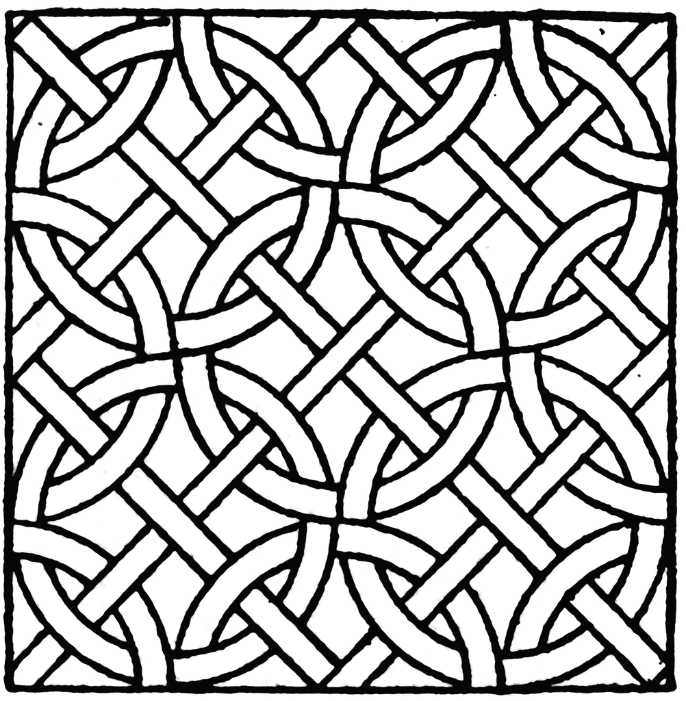 Mosaic coloring pages to download and print for free