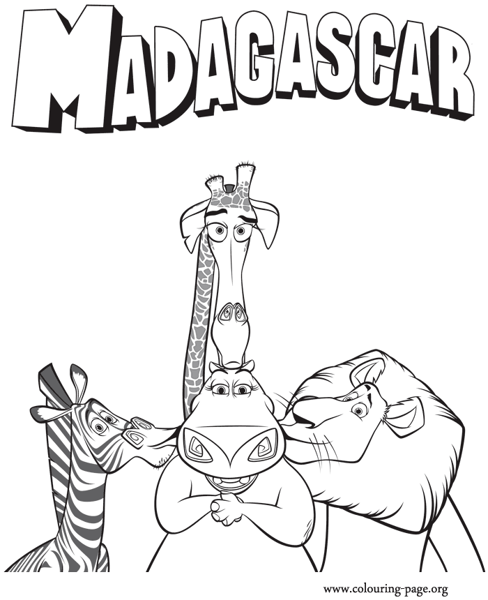 madagascar animals coloring pages - photo #20