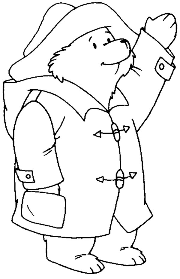 Paddington bear coloring pages to download and print for free