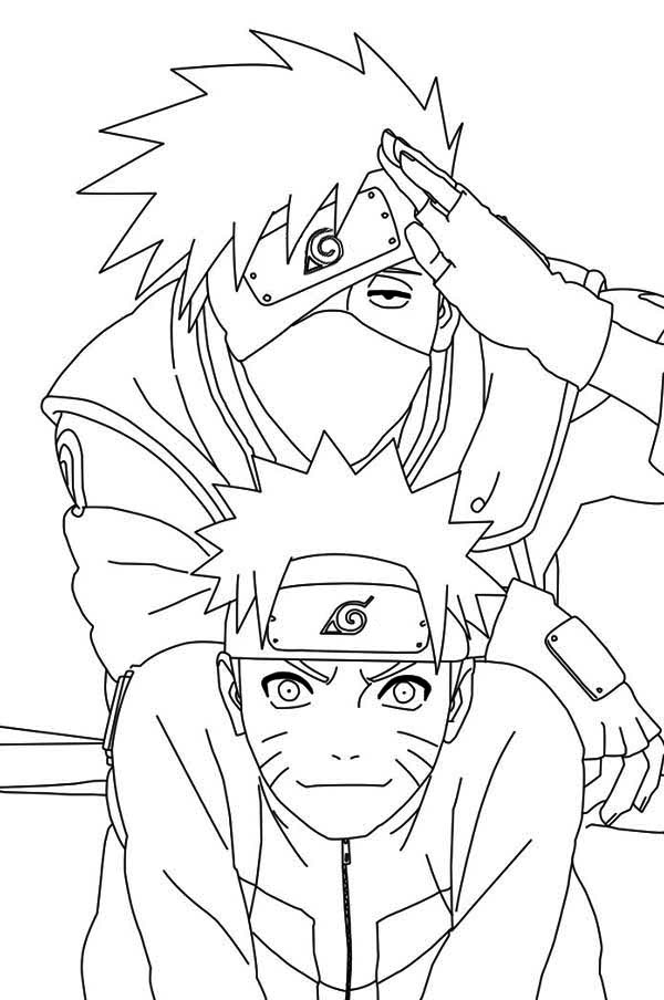 Naruto coloring pages to download and print for free