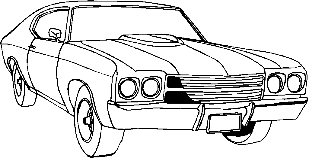 Free Printable Coloring Pages Of Muscle Cars
