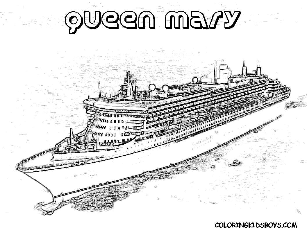ausmalbilder queen mary